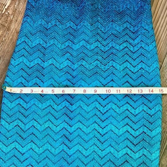 Beautiful Ombre Print Formal Prom Evening Gown  Mermaid Style Maxi Dress New - Picture 12 of 15